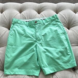 Polo by Ralph Lauren Light Green Flat Front Shorts